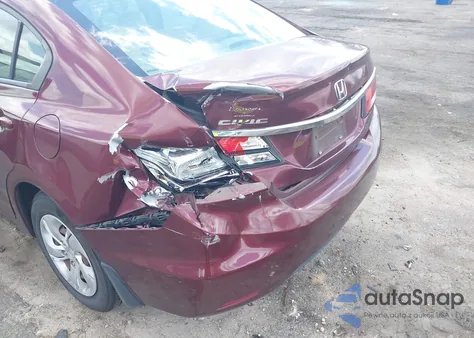 2013 Honda Civic Lx from USA, damaged, VIN 2HGFB2F53DH500370